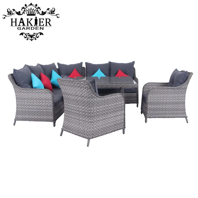 
YF3116 6 pieces furniture outdoor patio rattan furniture outdoor modern high quality garden funiture 