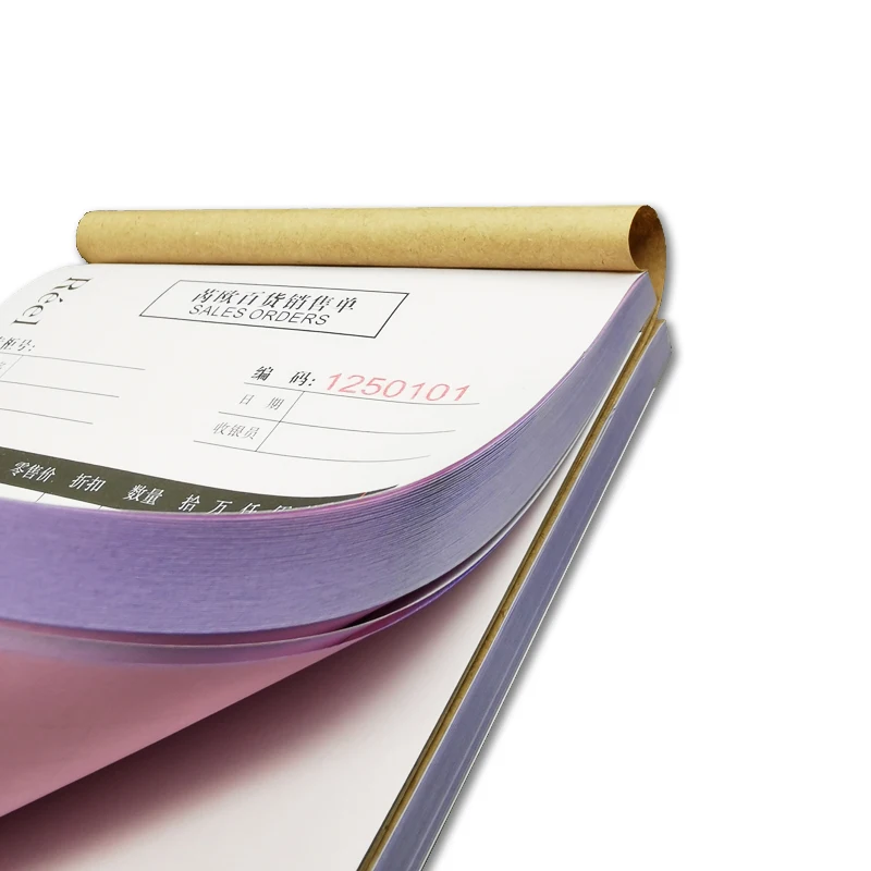 High Quality Receipt Book Free Sample China Manufacturer