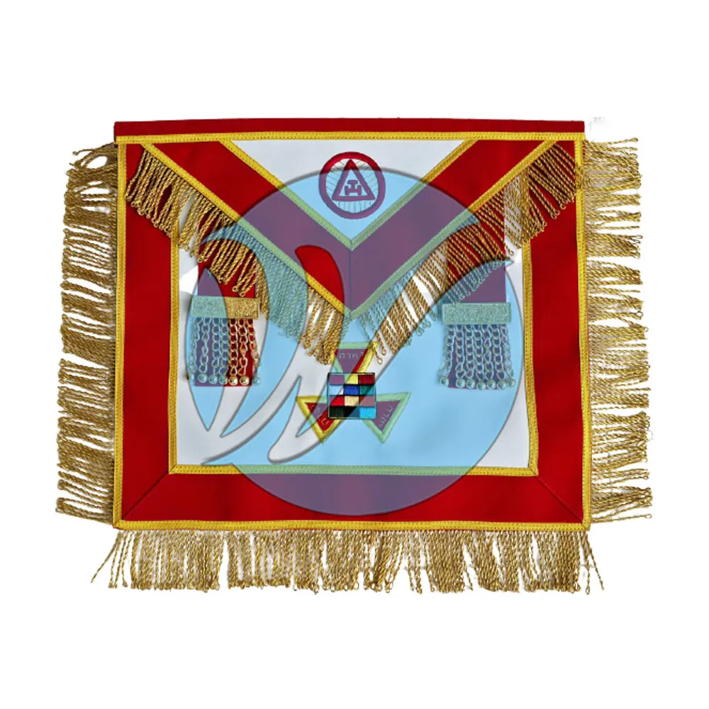 New Style Masonic Apron With Embroidered Border Best Quality Masonic Regalia Apron