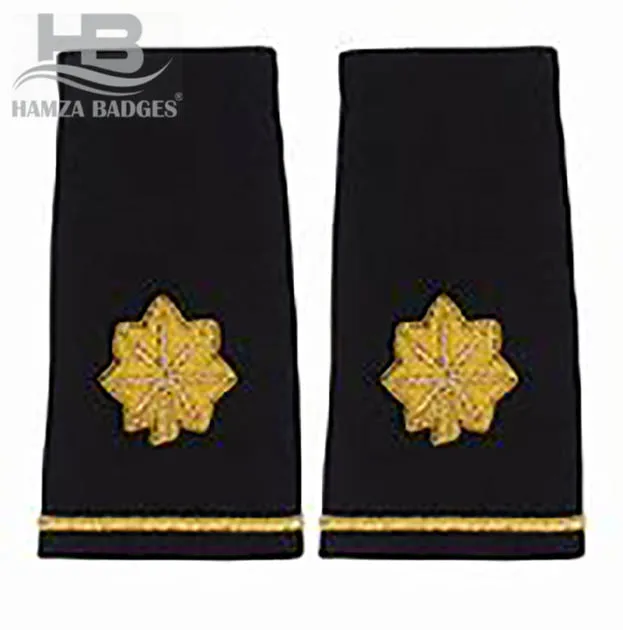 uniform shoulder epaulette Custom Military Epaulets Pilot Epaulettes and Badge Formal Army Epaulette Security Police Uniform