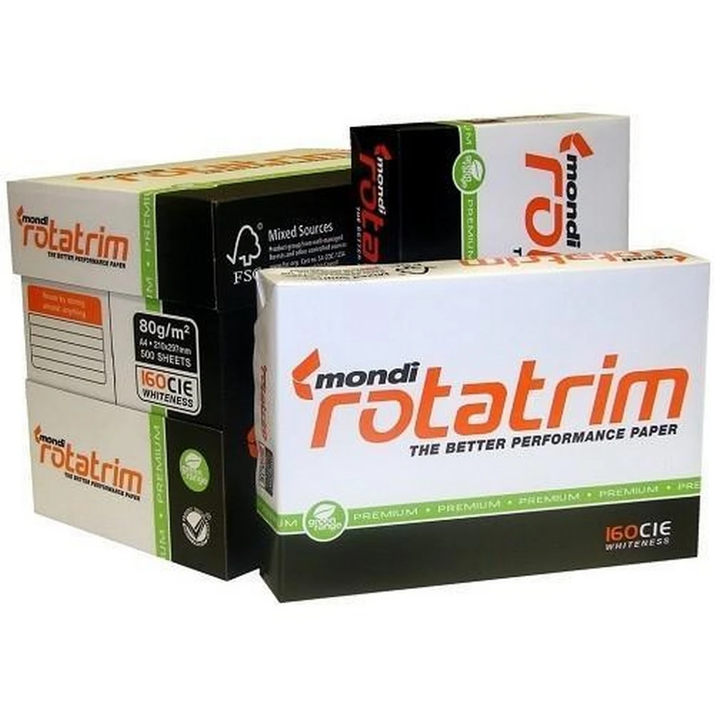 
100% Original Mondi Rotatrim A4 Copy Paper 80gsm /Typek A4 paper/Chamex Copy Paper A4 80 GSM 