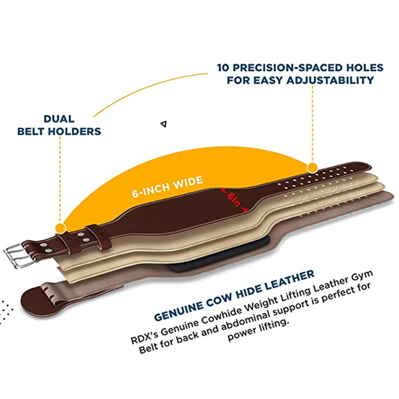 Wholesale Custom PU Genuine Leather Waist Protective Adjustable weight lifting belt Custom gym leather weightlifting belt