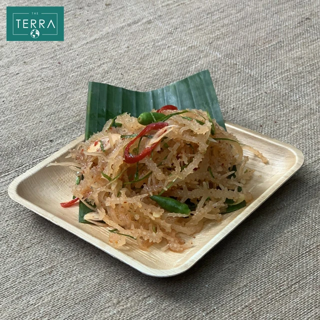 20 cm x 2 cm Natural Kitchen Home Garden Tableware Areca Leaves Disposable Round Food Plates 20 From Vietnam