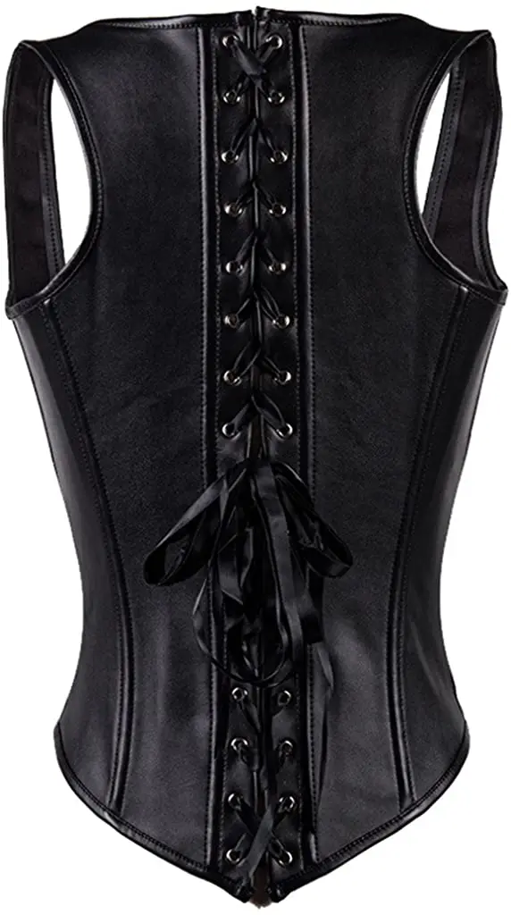 Steel Plate Sexy Waist Trainer Vintage Underbust Waist Training Corset Womens Waist Shaper Corset