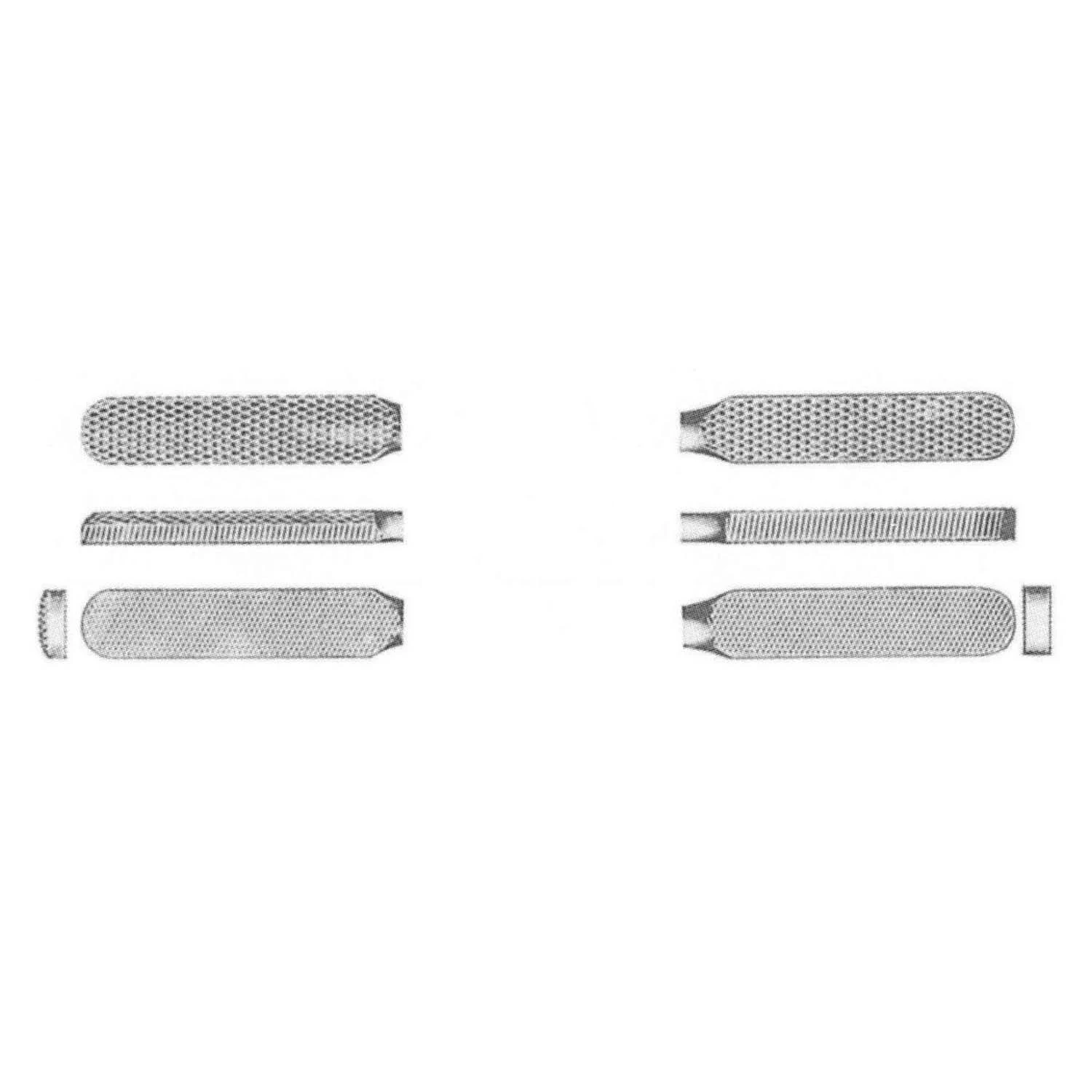 Fomon Double Ended Nasal Rasp 21cm length Tungsten Carbide surface
