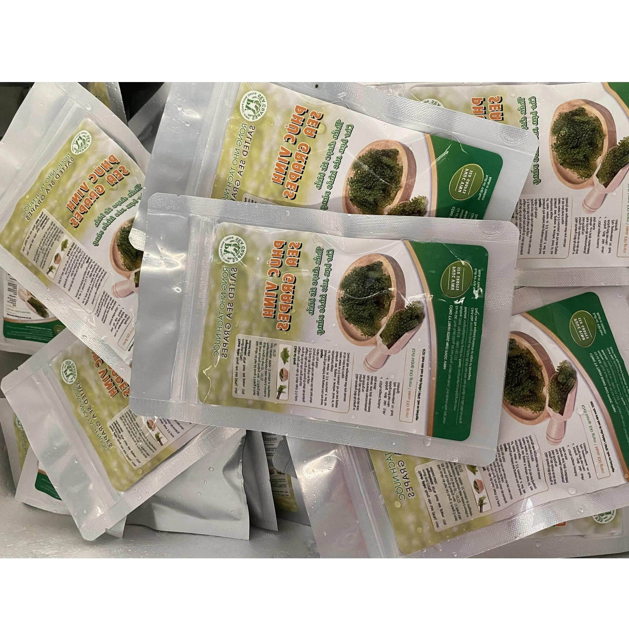 
 Сертифицированные экспортированные органические натуральные морские водоросли, соленые морские Винограды из Вьетнама  