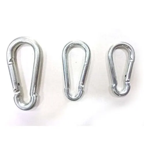  Оцинкованный карабин защитный пружинный из нержавеющей стали качающийся