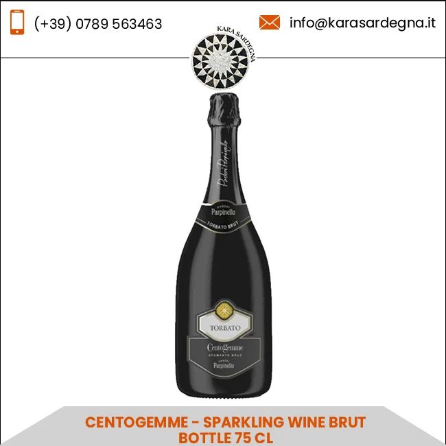 
Centogemme - Sparkling Wine Brut Torbato Bottle 75 CL Dry Sparkling Wine 