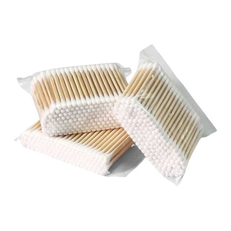cotton ear bud swab dental industrial  cosmetic thin cotton swab for dog