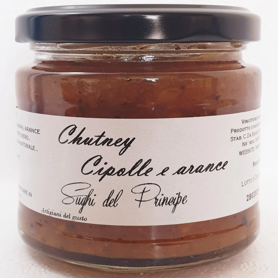 
Premium Italian Product Chutney Onions and Oranges 
