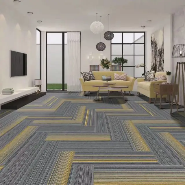Hot-selling Modern Nylon 50x50 Tufted Carpet Tiles Quality Office & Home Use for Hotels & Living Rooms Direct from Manufacturer