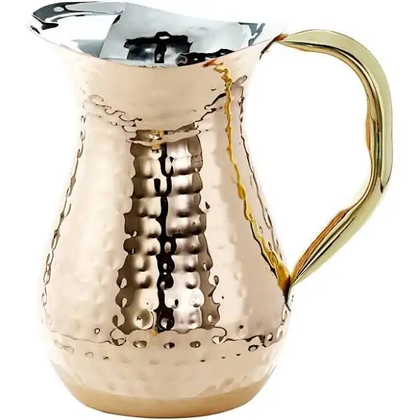 Кувшин для питьевой воды из чистой меди с крышкой Медный сосудов Московский мул здоровая питьевая вода заводская цена