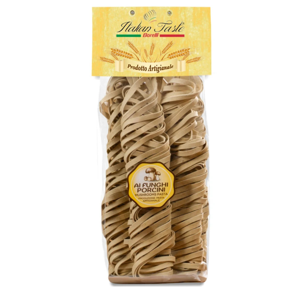 
High quality Italian Porcini Mushrooms Tagliatelle Bag 250 g Made in Italy for export 