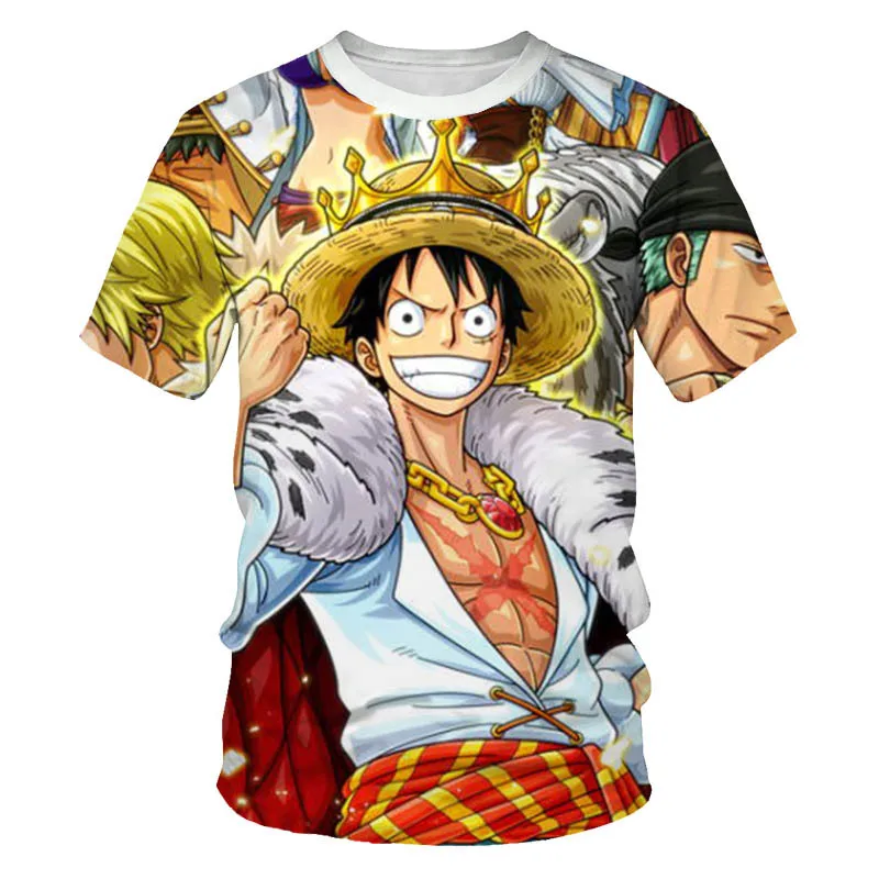 
Slik and cotton anime t-shirt one piece anime t-shirt t shirt one piece mangas 