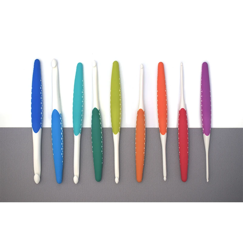 Prym 218489 крючок для шерсти эргономичный 7 0 мм 17 см листья Зеленый оптовая продажа вязания пряжи