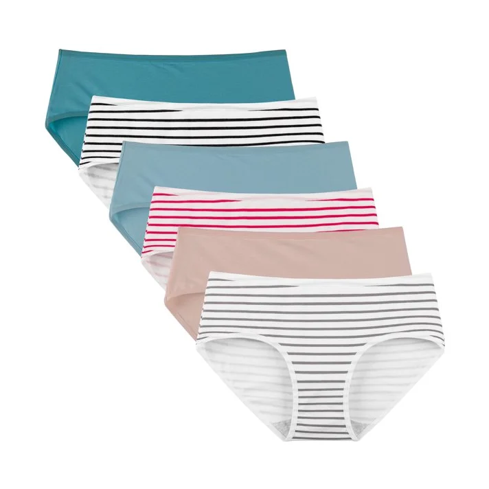 Women Underwear Simple Fashion Sort Lace Women Briefs Cotton Spandex Panties Double Layered Gusset Simple Panty From Bangladesh