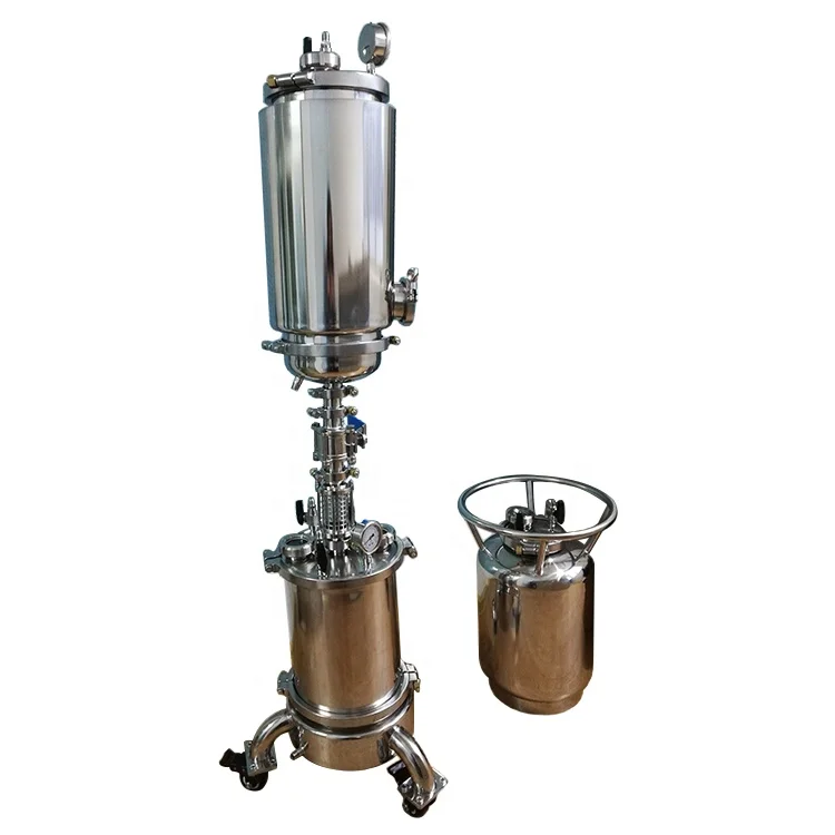 Промышленная Шкала 5 фунтов экстрактор с закрытым петлей с резервуаром для восстановления 25 фунтов