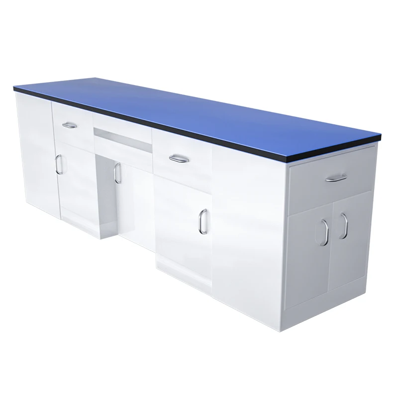 Modular Lab Bench Wooden Central Island Work Table Laboratory Pharmaceutical factory Steel School Lab Bench