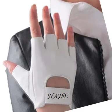  Weightlifting Leather Material Half Finger