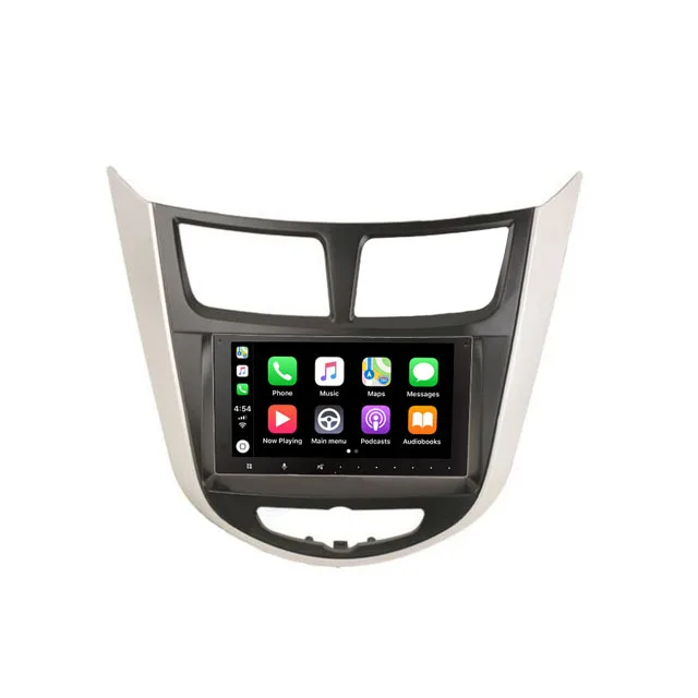 
2 Din Car Stereo 7inch Touch Screen CarPlay with Mirror link Radio GPS Car Audio for HYUNDAI Verna / Accent / i25 2011 