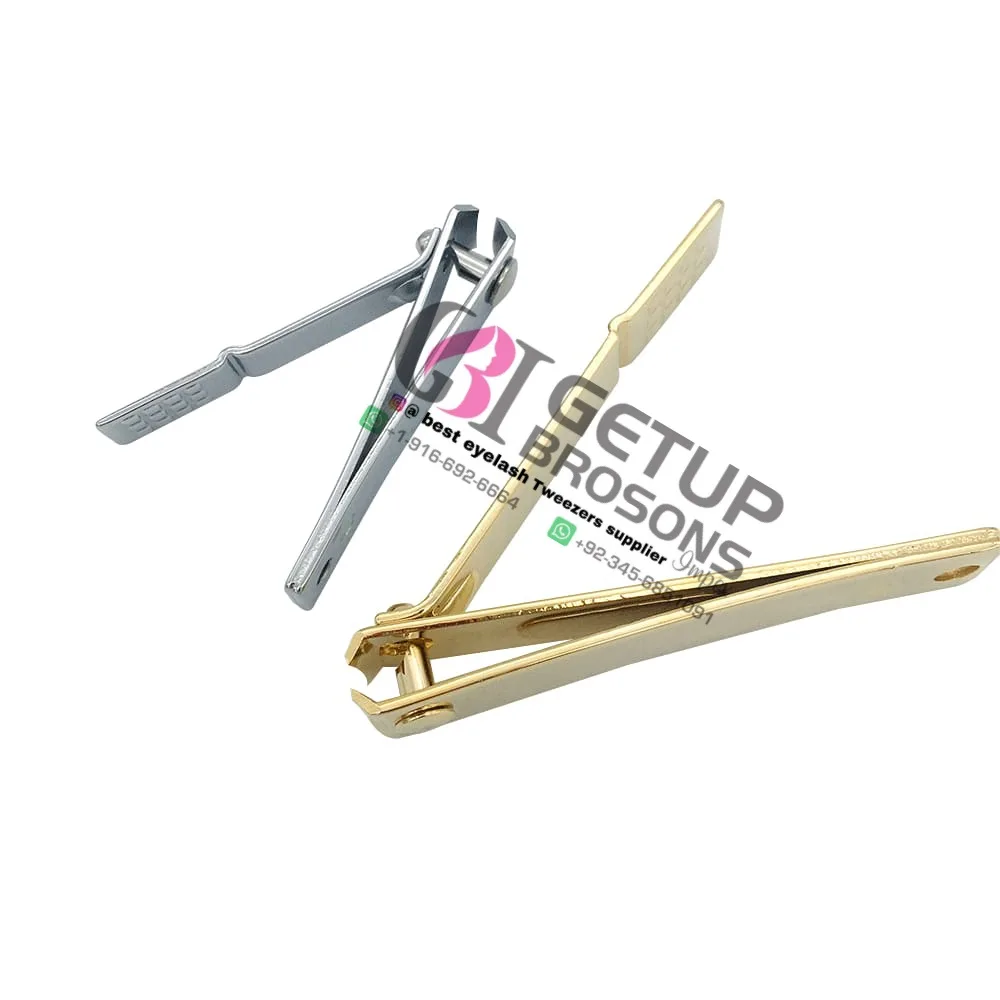 Стильные Плазменные ногтерезы из нержавеющей стали серебристого и золотистого цвета новые стильные ножницы с индивидуальными цветными логотипами инструменты для красоты