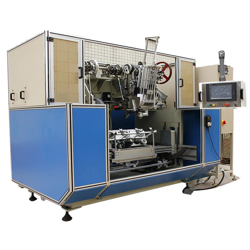 Five-axis five-head drilling and planting machine toilet brush spherical brush hair planting machine