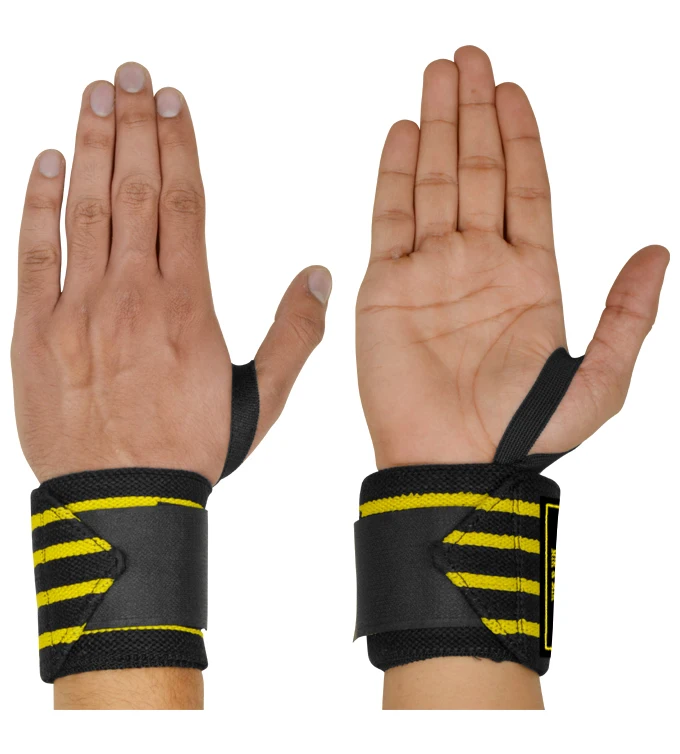 top selling Bodybuilding wrist wraps different strength Extra Heavy Duty Weightlifting Wrist Wraps