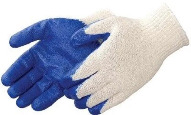 Wholesale custom men latex coated gloves light weight customized color size style ODM supply