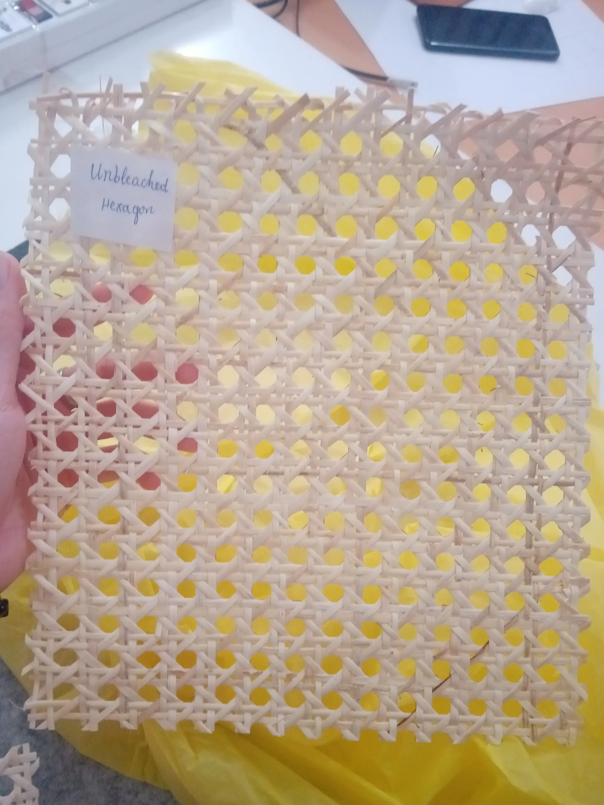 Rattan cane webbing roll 1/2 mesh natural woven Rattan Sheet 0.50 m width