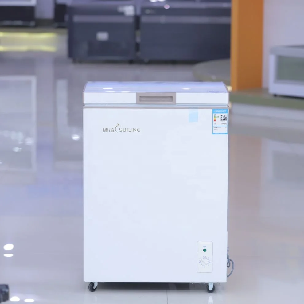 SUILING 100L Chest Freezer Deep Freezer Commercial Refrigerator