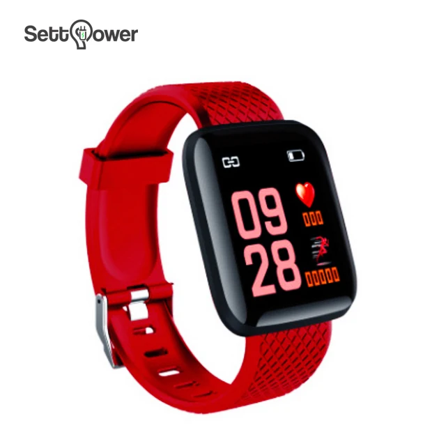 
bracelet pushes the call information of the heart rate meter into the waterproof smart bracelet Settpower ID116 plus 