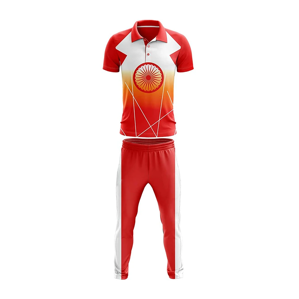 New fashion design 100% polyester cotton custom sports t shirt designs cricket team jersey/cricket jersey pattern