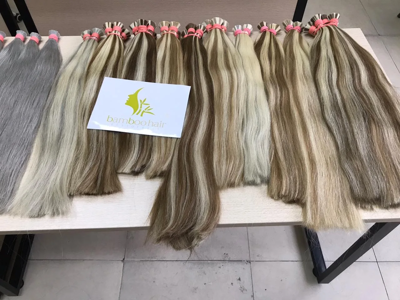 Русские волосы BAMBOOHAIR для наращивания пианино двойные накладные натуральные оптом из Вьетнама