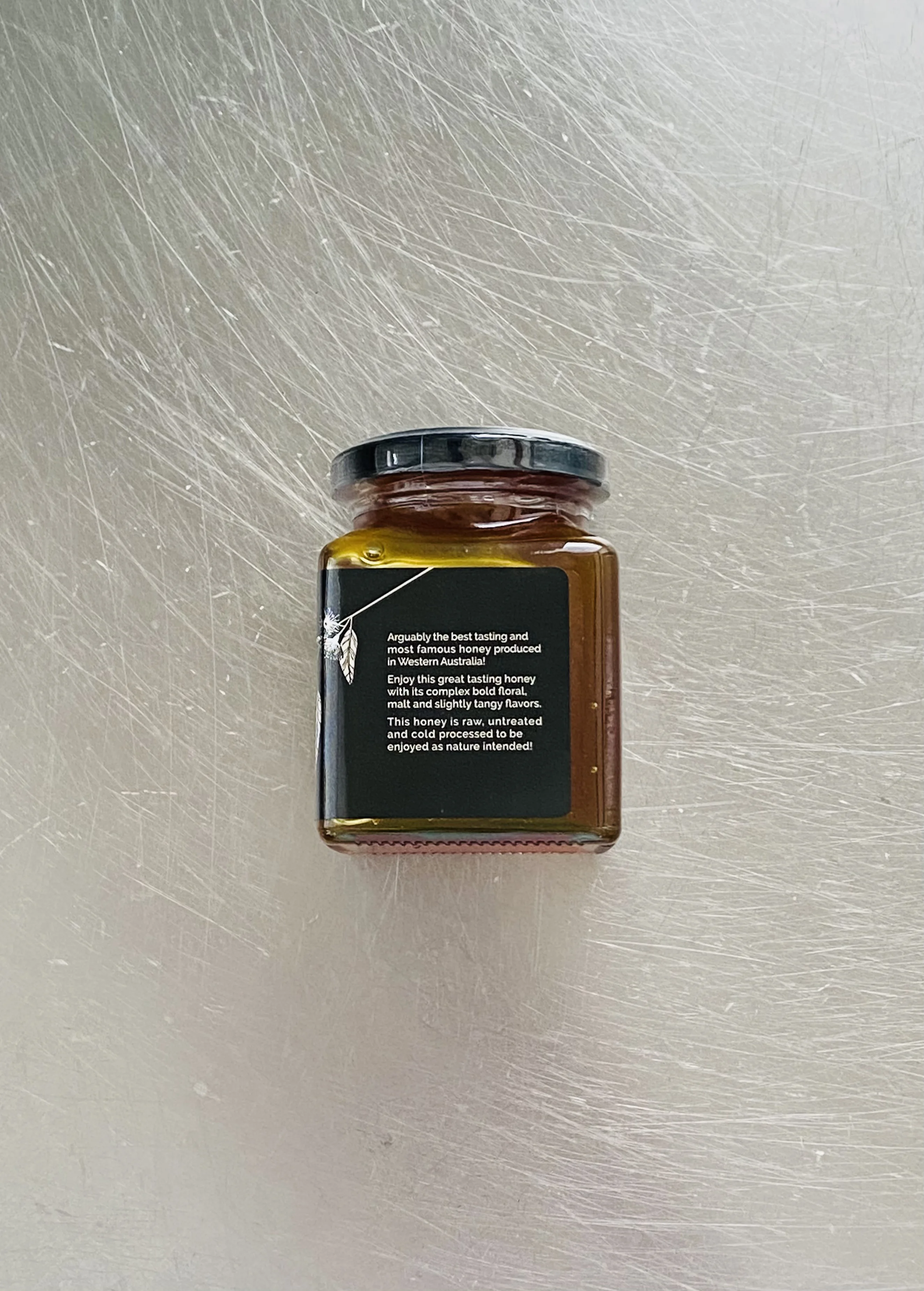 100% Pure 260g (No Additives) Premium Raw Honey TA35+ Jarrah Honey In Mason Jar Packaging