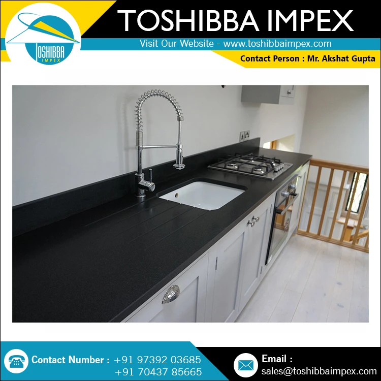Factory Direct Sale Jet Black Granite Price in India