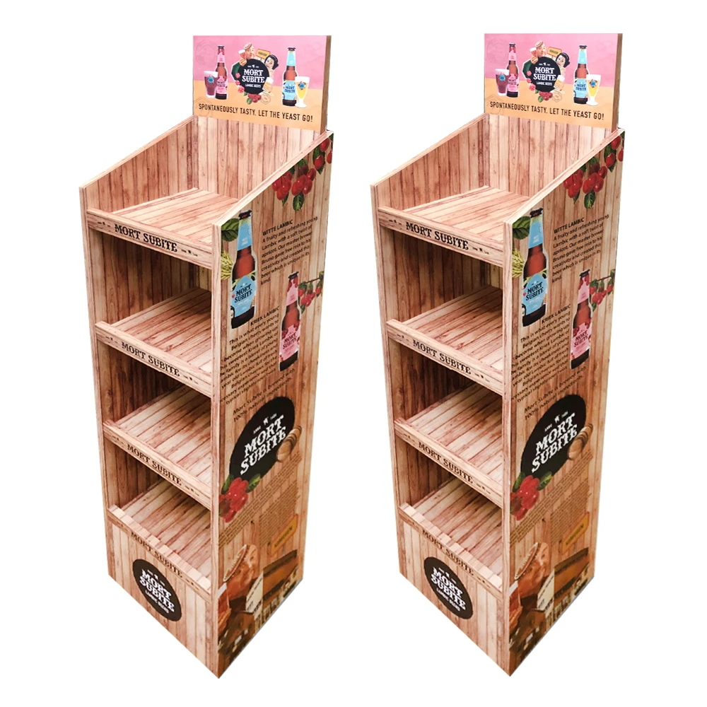 
Гофрированный ПВХ-картон для супермаркета, выставочный стенд с возможностью печати на заказ 