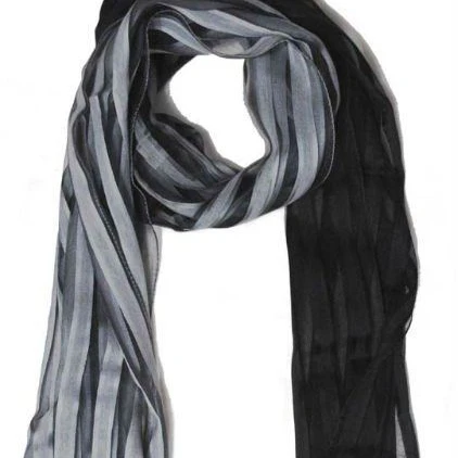 Handloom Tie dye silk blend handmade scarf