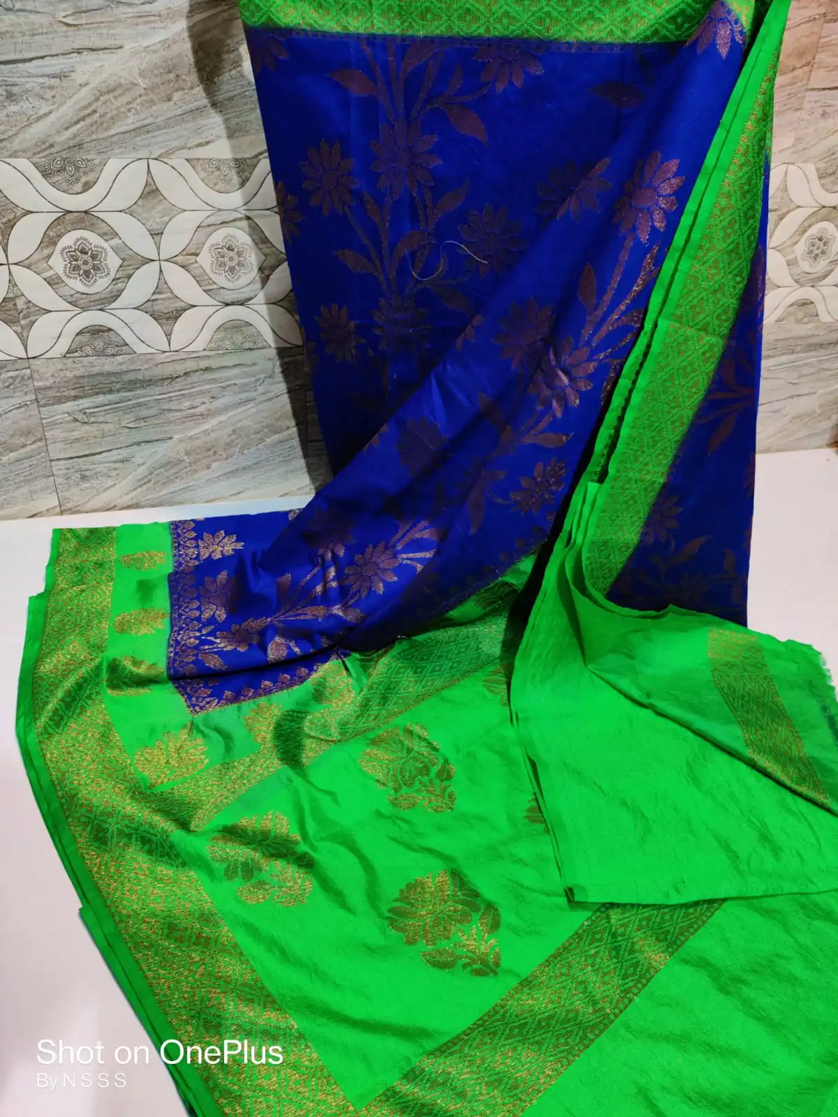 semi dupion saree