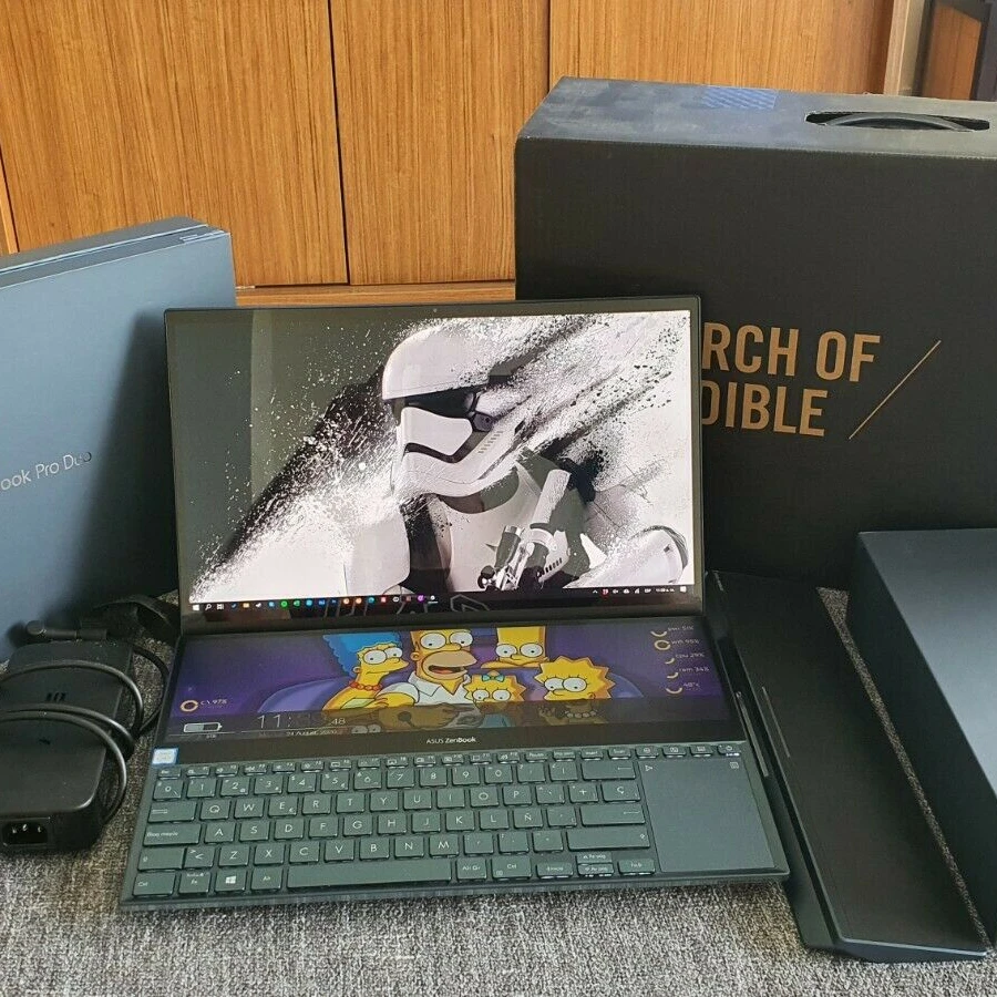Купить 2 получить 1 бесплатно для Asus Zenbook Pro Duo UX581 i9-9980H/RTX 2080 15 6 дюймов OLED в формате 4K UHD NanoEdge