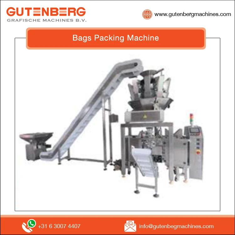 Exhibiting Highest Quality Automatic Grade Stainless Steel Bags Packing Machine