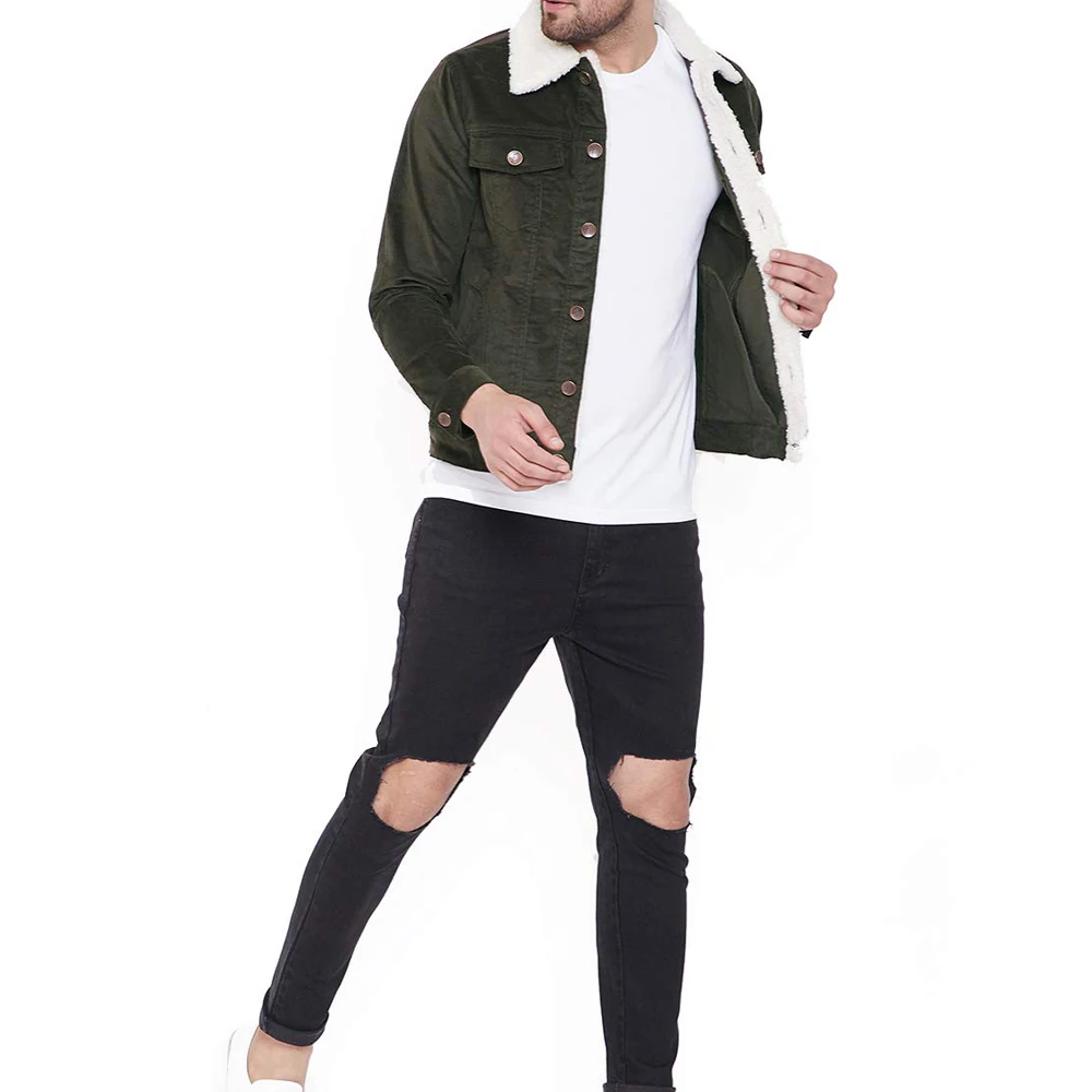 New Style Custom Shearling  Fleece Jacket Mens Winter Jacket Multi Pattern Jackets