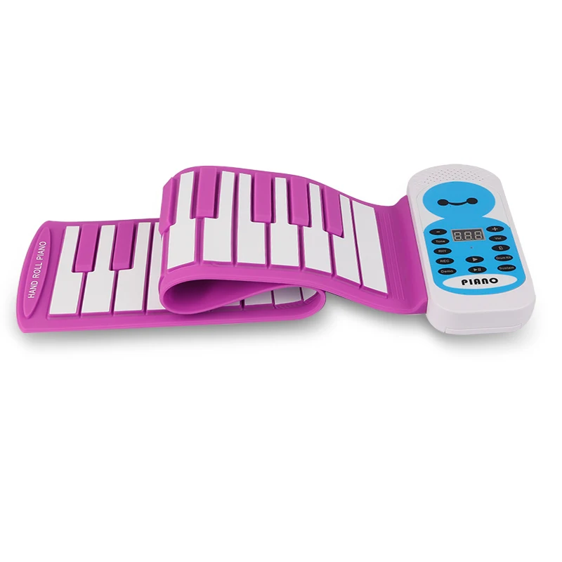PE49P roll up piano  musical instrument silicone key electric keyboard piano for synthesizer