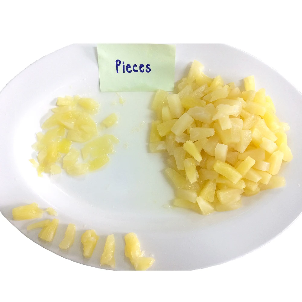 Консервированные КУСОЧКИ АНАНАСА в сиропе разного размера премиального качества по экспортной цене, ананас в банке из Таиланда