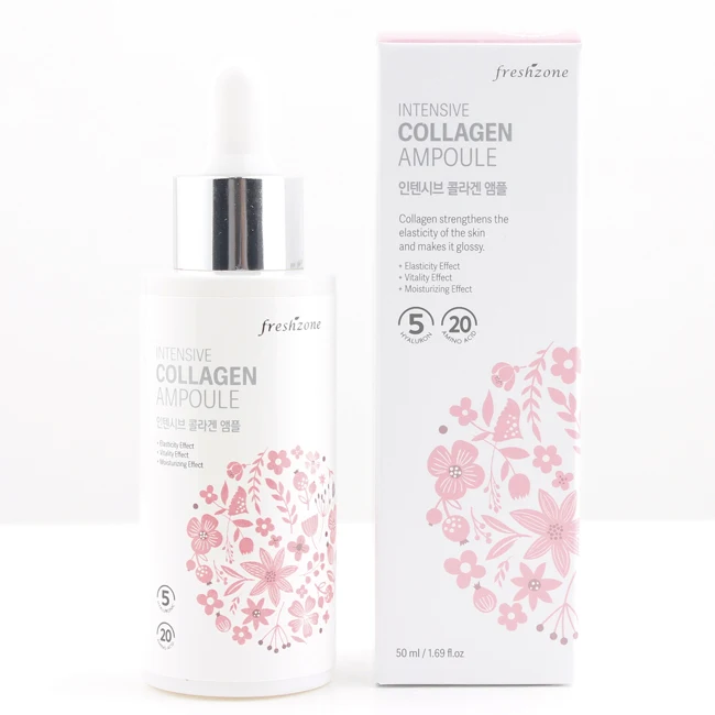 Time Stop Famous Collagen Ampoule High Moisture, High Elasticity, Anti-Wrinkle Care, Face Moisturizer Made in Korea
