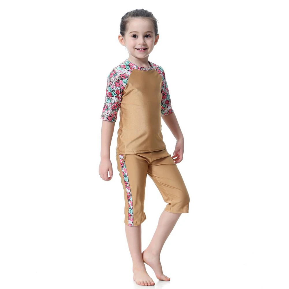 Islamic Swimsuit Swimming Suit Modest for Girls Muslim Kid Swimwear