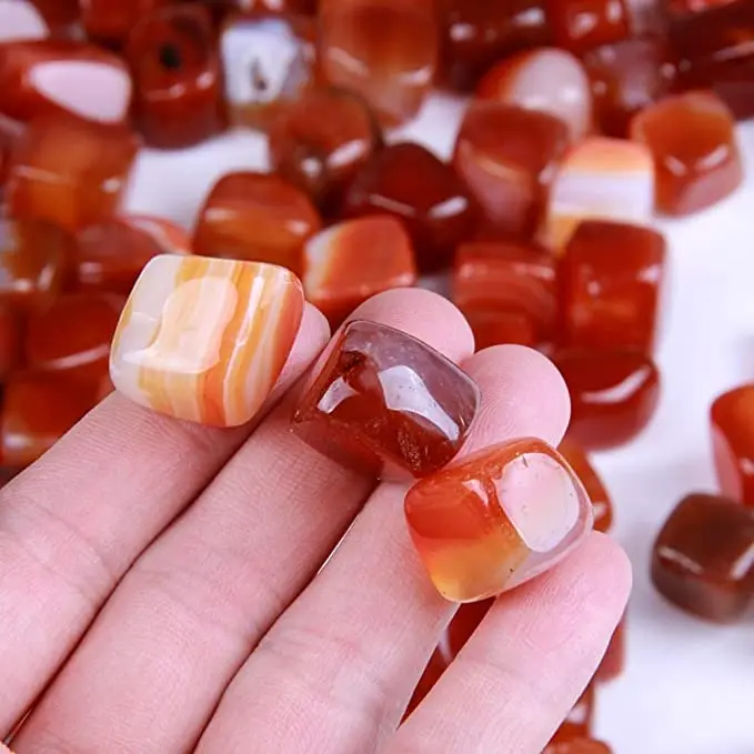 Red Carnelian Tumbled Stone Bulk Healing Tumbled Stone