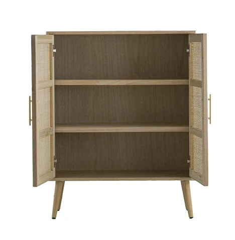Manufacturer high quality modern design natural rattan wood cabinet home furniture from Vietnam