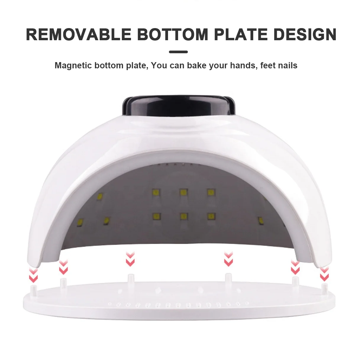 Dropshipping Multi Funktion Flexible Phototherapy Tech  Portable  Rechargeable  Phone Holder Uv Led Gel Kit Cure  Nail Lamp