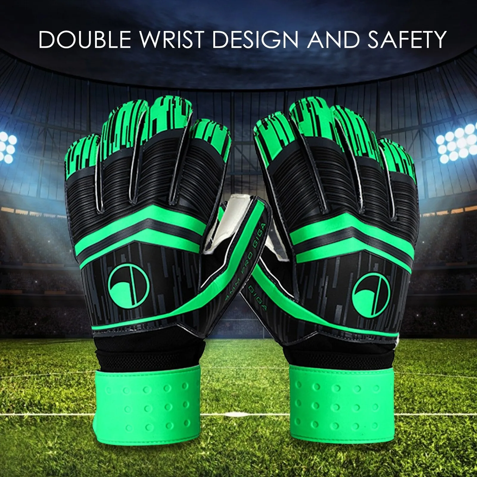 New Professional Goalkeeper Gloves With Finger Protector Adult Children Goalkeeper Gloves Thick Latex Smooth Football Training