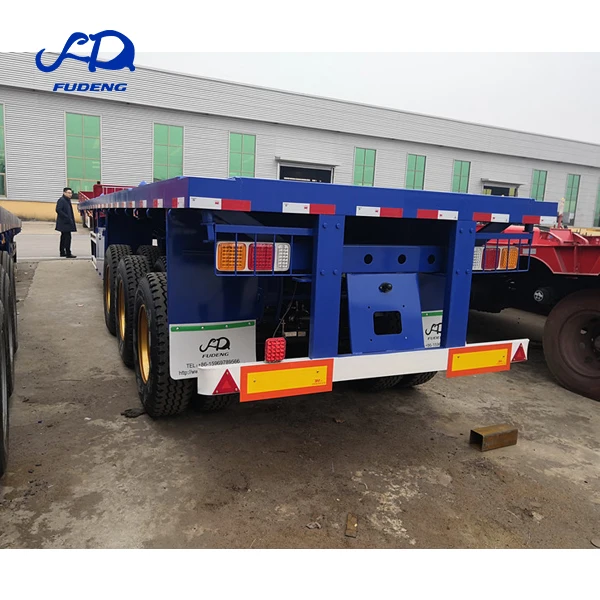 Skeleton container chassis trailer 3 axles 4axle semi trailers 20ft 40ft 60tons chassis skeletal semi  truck trailer for selling